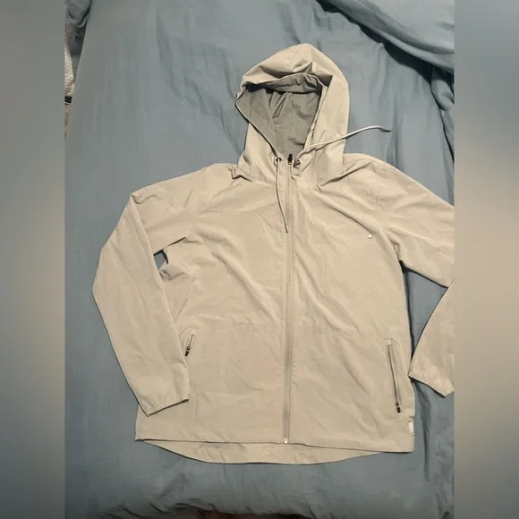 VUORI Light Gray outdoor trainer jacket SIZE XL - Picture 4 of 6